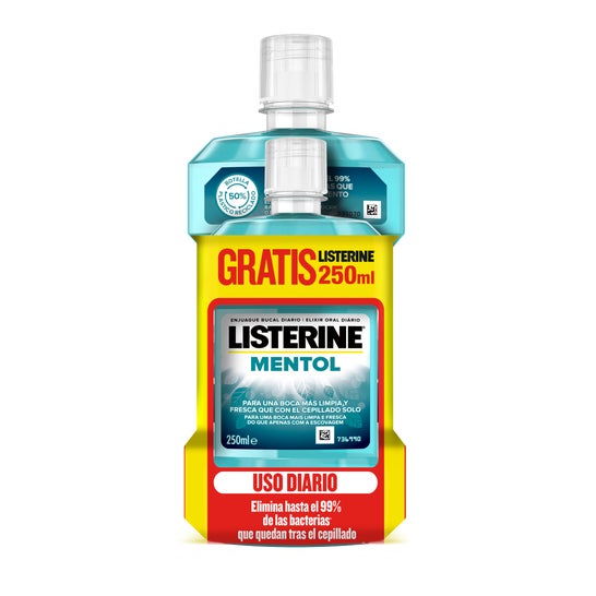 Listerine® mentol 500ml + 250ml
