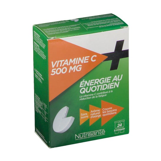 Nutrisant Vitamin C 500 mg  Mastigar 24 comprimidos