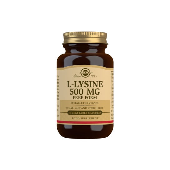 Solgar L-Lysine 500mg 50 cápsulas