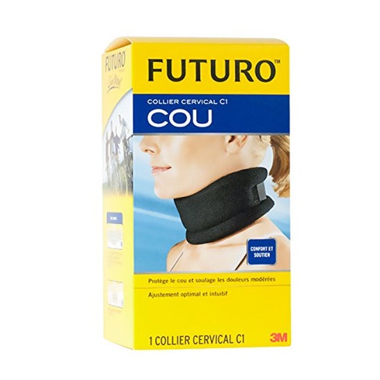 Futuro Collier Cervical C1 H9,5 Noir Taille S-M 1ut