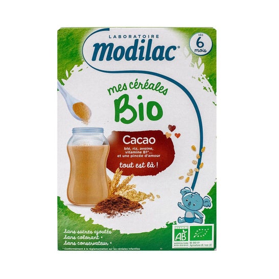 Modilac Mes Céréales Du Soir Bio Cocoa 250 g