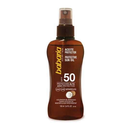 Babaria Coco Aceite Spf50 Proteccion Muy Alta 100ml Babaria,