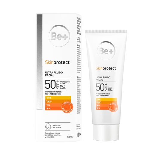Be+ Skin Protect Fluído Facial Spf 50+ 50Ml