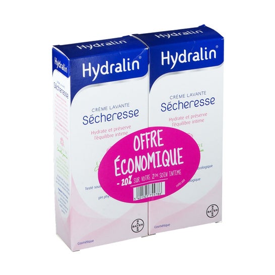 Hidralina Secura Creme de Limpeza Creme Especial Seca 2 Garrafas de 200 Ml