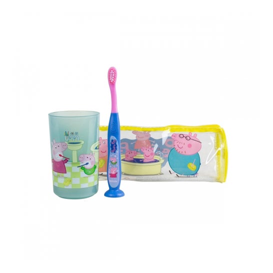 Neceser Peppa Pig Vaso+Estuche+Cepillo