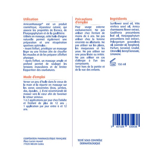 Arnican Huile De Massage 200ml
