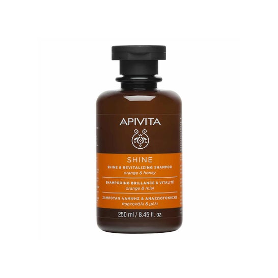 Shampoo Apivita Gloss & Vitality com Orange & Honey 250ml