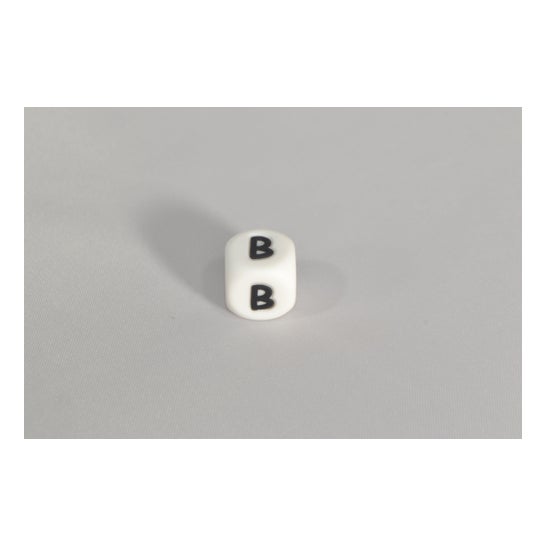 Conta de Silicone Irreversível para Chip Clip Letter B 1 unidade