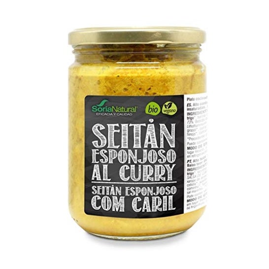 Soria Natural Seitan Spongy Curry 375g