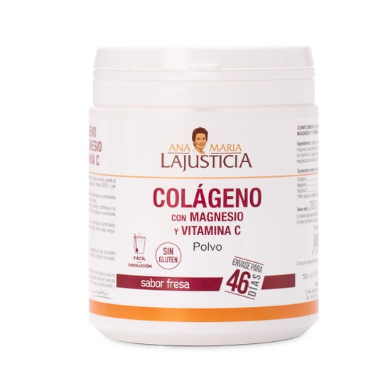 Ana Maria Lajusticia Colagénio com magnésio e vitamina C sabor morango 350g