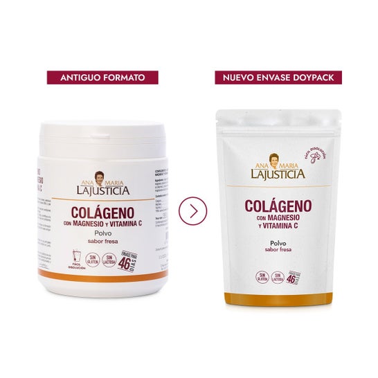 Ana Maria Lajusticia Colagénio com magnésio e vitamina C sabor morango 350g