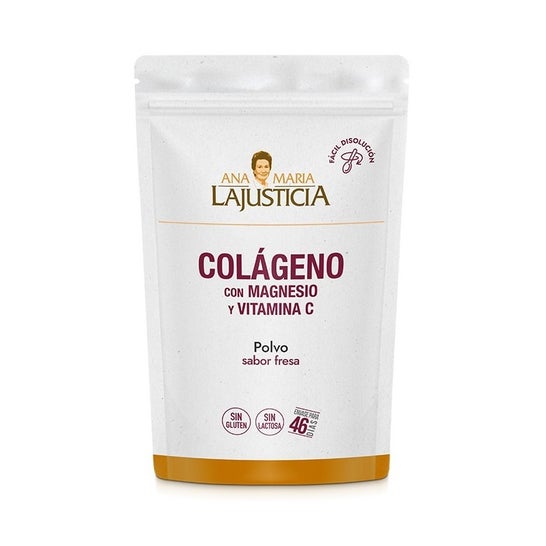 Ana Maria Lajusticia Colagénio com magnésio e vitamina C sabor morango 350g Ana Maria Lajusticia Colagénio com magnésio e vitamina C sabor morango 350g