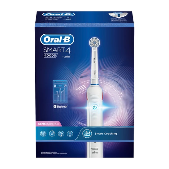 Oral-B Smart 4 4000S Sensi UltraThin Escova de dentes eléctrica 1 peça