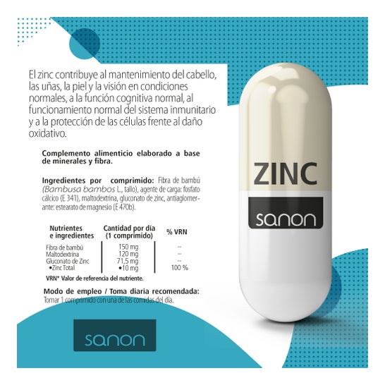 Sanon Zinc 500mg 365comp