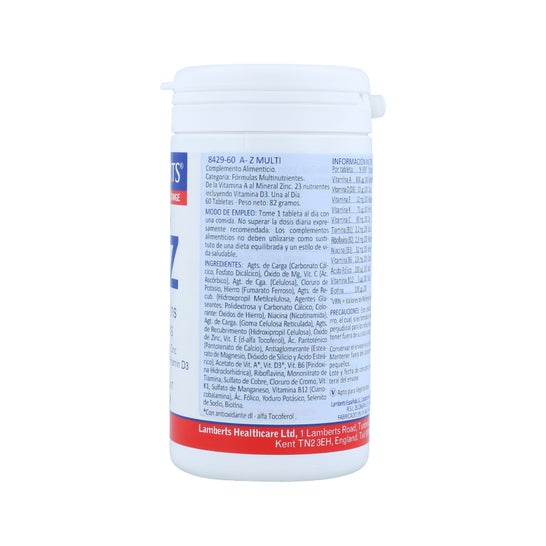 Lamberts Multivitaminas Minerais A Tz 60 Comp