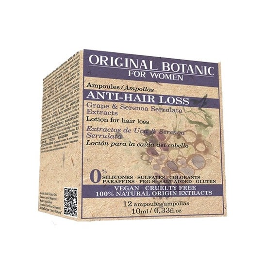 Ampolas Anti-perda de Cabelo Original Mulher Botânica 12x10ml
