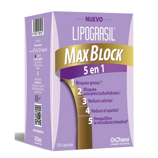 Chiesi Lipograsil Maxblock 5 Em 1 120caps