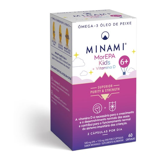 Minami MorEPA Kids + Vitamina D 60caps