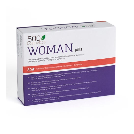 500Cosméticos Mulher 60 comprimidos