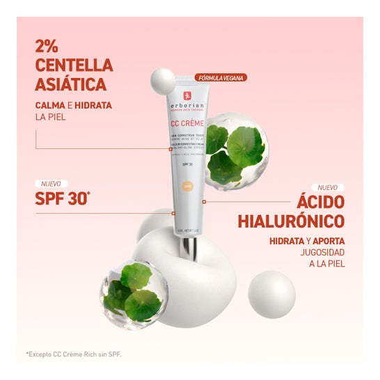 Erborian CC Crème con Centella Asiática Doré 40 ml