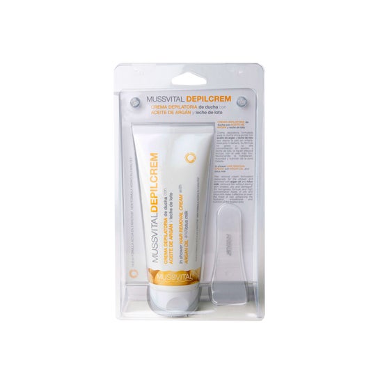 Mussvital Depilcrem Shower óleo de argan e leite de lótus 200ml