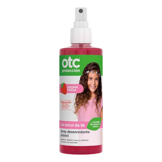 OTC Antipiojos Protege Spray Desenredante Fresa 250 ml Otc, 250ml (Código PF )
