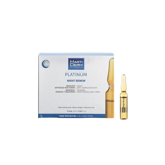 Martiderm™ Platinum Night Renew 10 ampolas