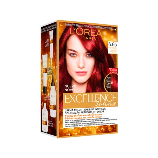 L'Oreal Set Excellence Intense Tint 666 Intense Scarlet Red