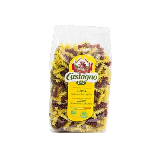 Castagno Wheat Spirals com Quinoa Beetroot Eco 500g