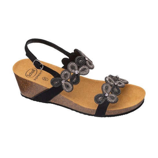 Scholl Scarlett Sandalia Negro Talla 39 1 Par