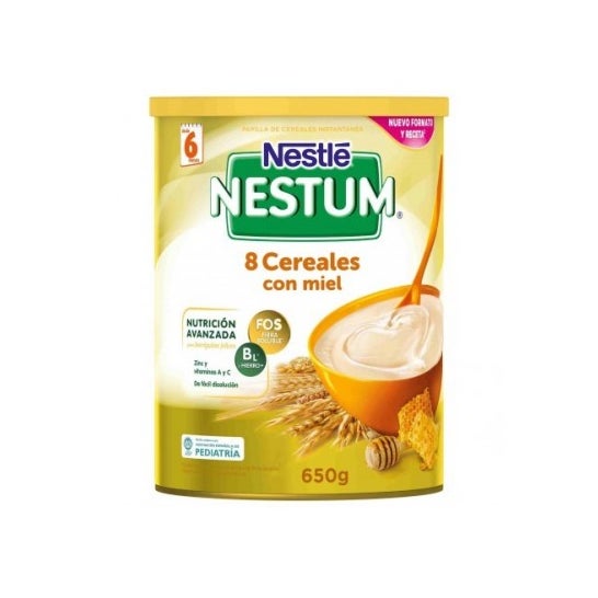 Nestum Expert 8 Cereales com Mel +6m 2x650g