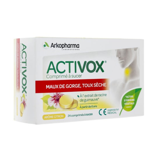 Arkopharma Activox Comprimidos de Limão Chupar 24 comprimidos