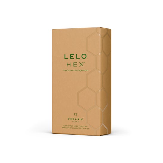 Lelo Hex Pack Organic Latex Condoms 12 Unidades