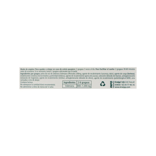 Kneipp Valeriana Classic 90 Idades