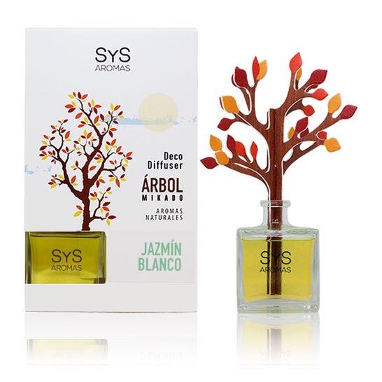 SYS Fragrâncias Ambientador Mikado Árvore Jasmim Branco 90ml