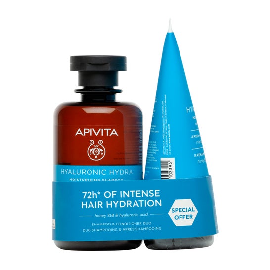 Apivita Hyaluronic Hydra Pack Champô 250 ml + Condicionad 150 ml