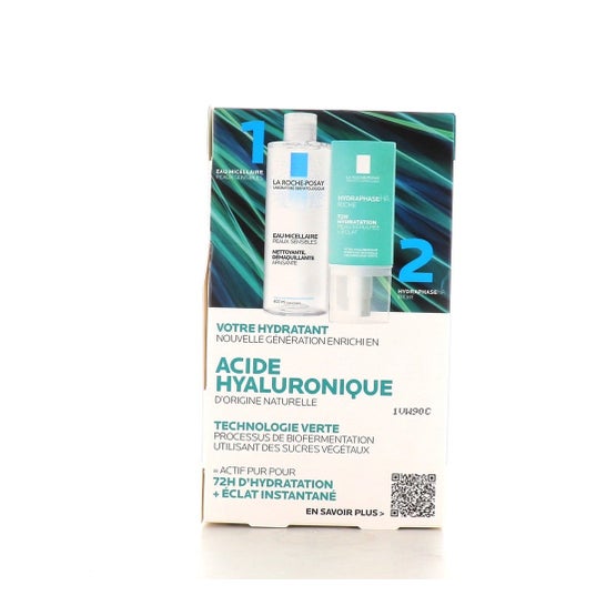 La Roche-Posay Pack Hydraphase HA Rica + Agua Micelar