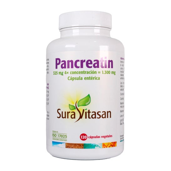 Sura Vitasan Pancreatina 120 Cápsulas