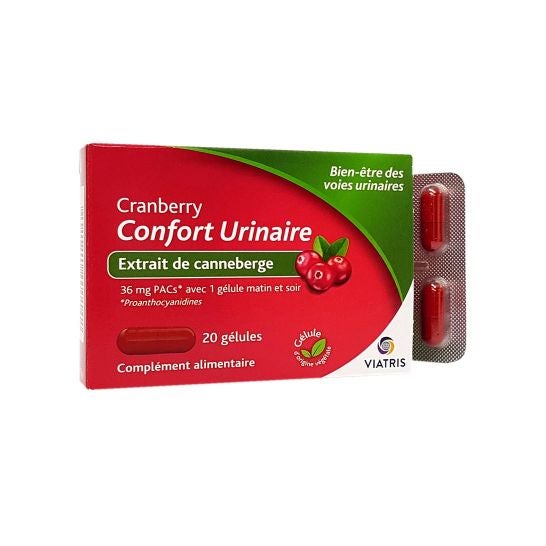Viatris Cranberry Confort Urinario 20 Perlas