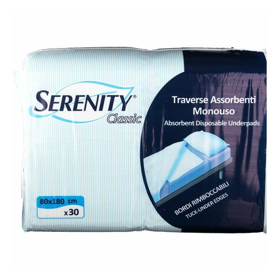 Serenity Classic Protector Absorbente Monouso 80x180cm 30uds