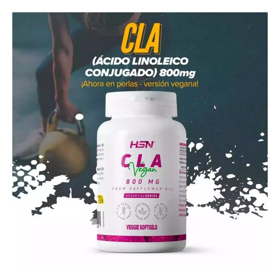 HSN CLA Vegano 800mg 120 perlas vegetales