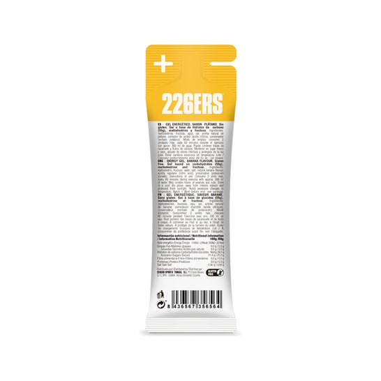 226Ers Gel Energético High Fructose Plátano Bio 80g