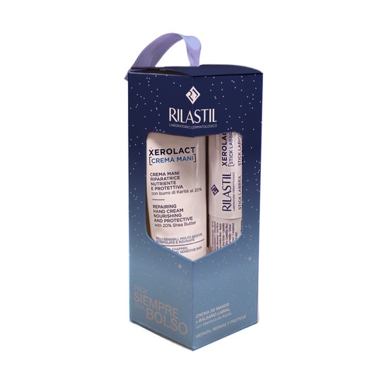 Rilastil Xerolact Stick Lábios 4.8ml + Creme Mãos 30ml