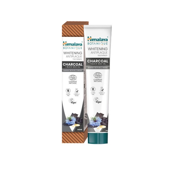 Himalaya Botanique Pasta Dentífrica Branqueadora com Carvão 75 ml