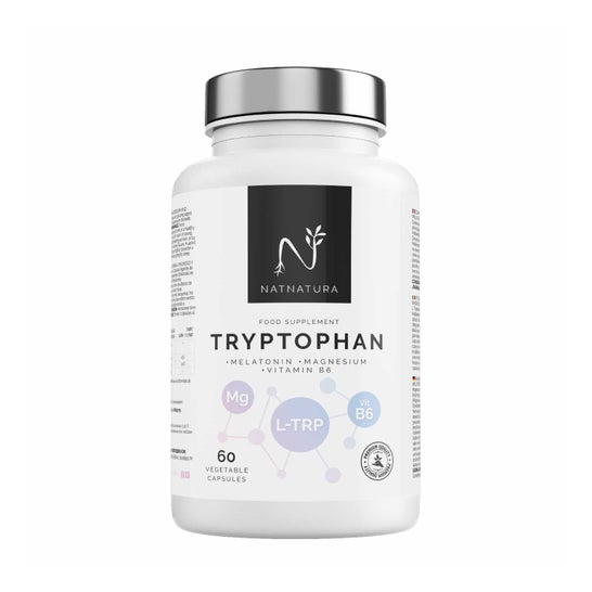 Natnatura Triptófano + Magnésio + Melatonina + Vitamina B6. 90
