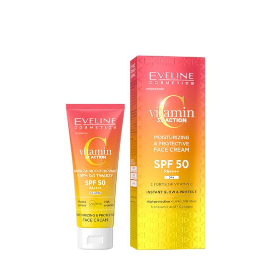 Eveline Cosmetics Vitamin C 3x Action Creme Facial Spf50 30 ml