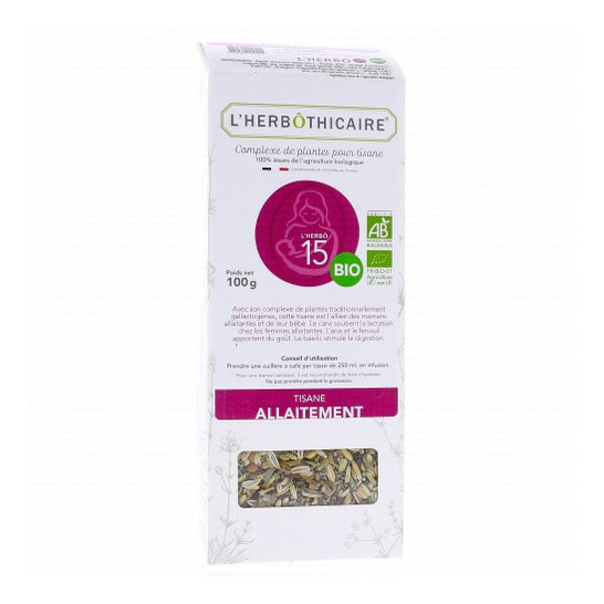 L'Herbôthicaire Complejo Vegetal para Infusiones N°15 Lactancia 100g