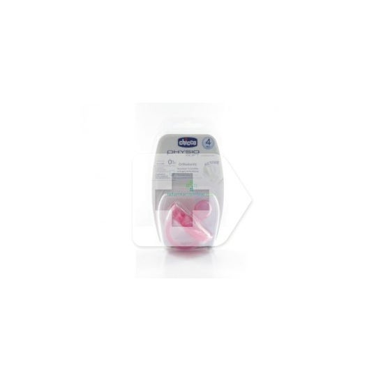 Chupeta de silicone anatômica Chicco ™ physio 0 M + pink