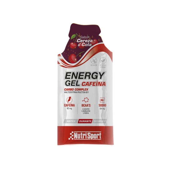 Nutrisport Energy Gel Cereja Cola Cafeína 80mg 35g Nutrisport Energy Gel Cereja Cola Cafeína 80mg 35g