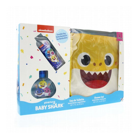 Nickelodeon Baby Shark Set Eau de toilette + Gel de Ducha + Bandolera